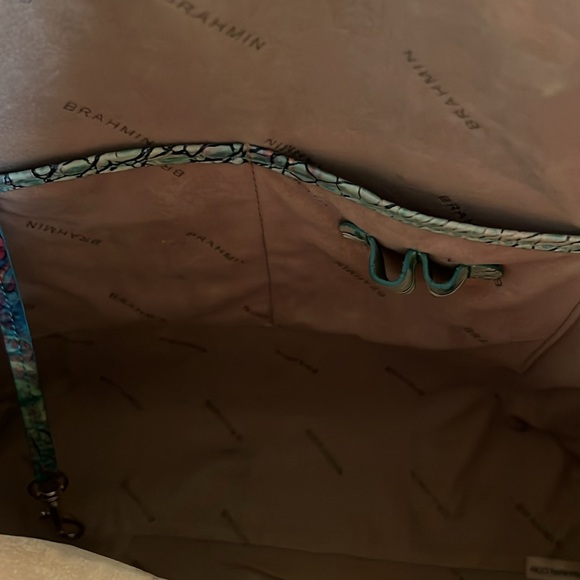 Brahmin large duxbury satchel dream ombre Melbourne with wallet - Picture 6 of 15